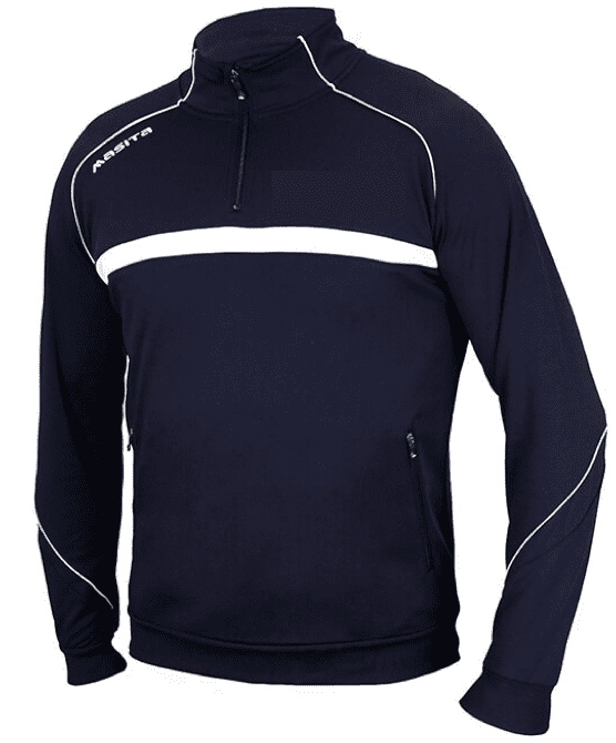 Classic Half Zips Kids Navy & White Farming Products